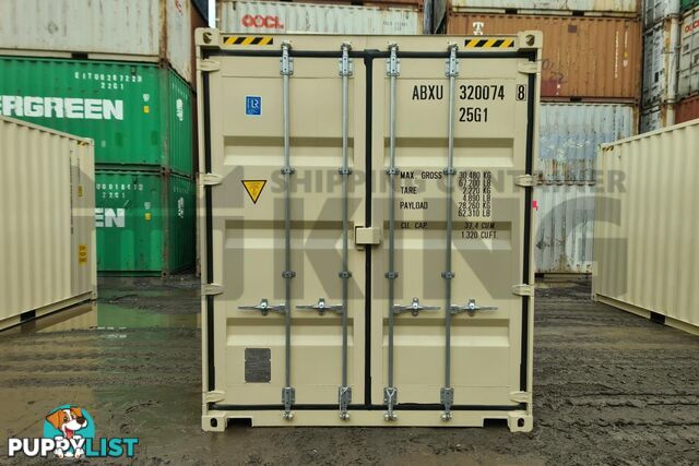 20' HIGH CUBE SHIPPING CONTAINER (WITH TIE RAILS) - in Brisbane
