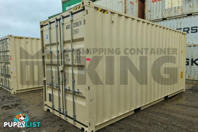 20' HIGH CUBE SHIPPING CONTAINER (WITH TIE RAILS) - in Brisbane