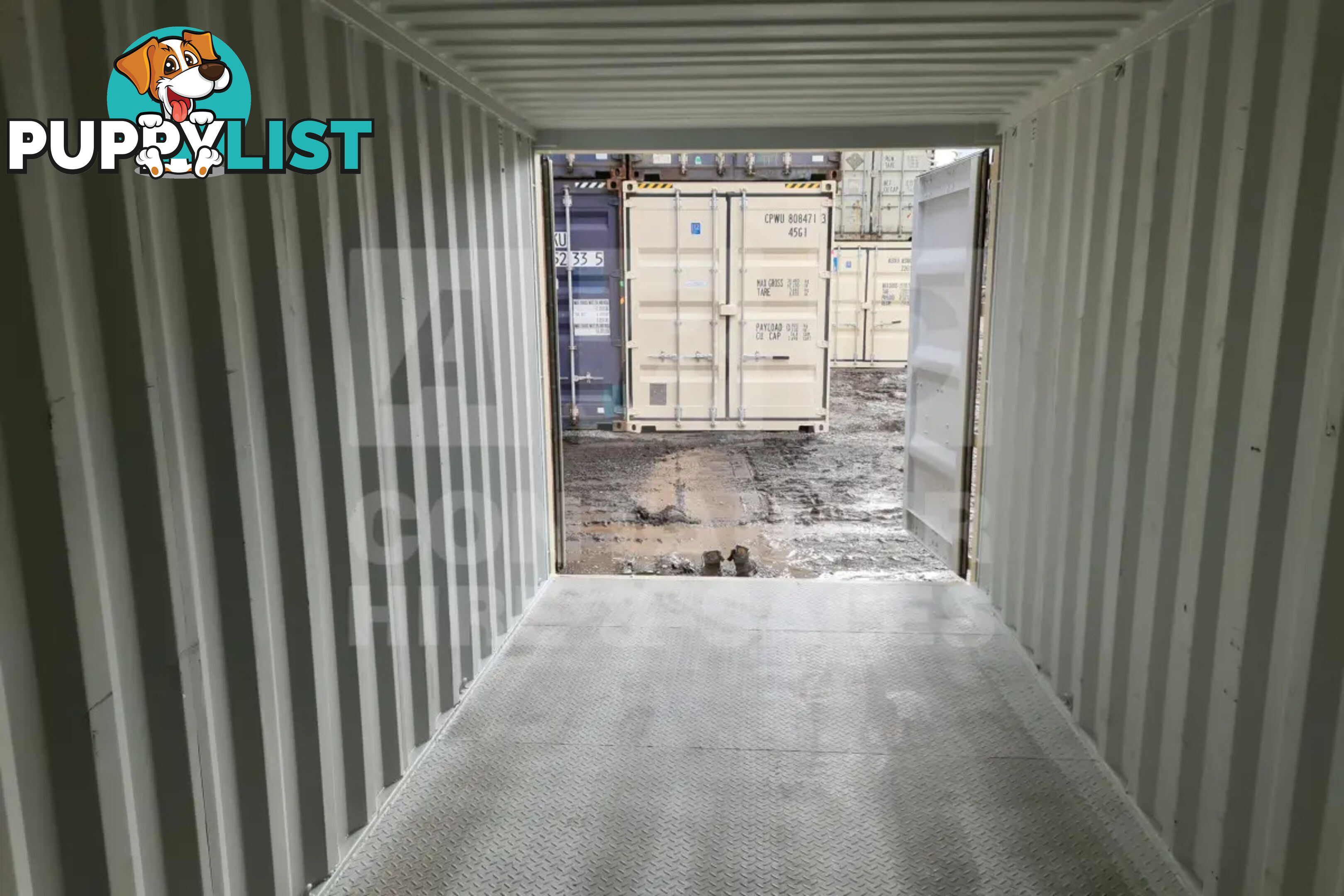20' STANDARD HEIGHT SHIPPING CONTAINER (STEEL FLOOR)
