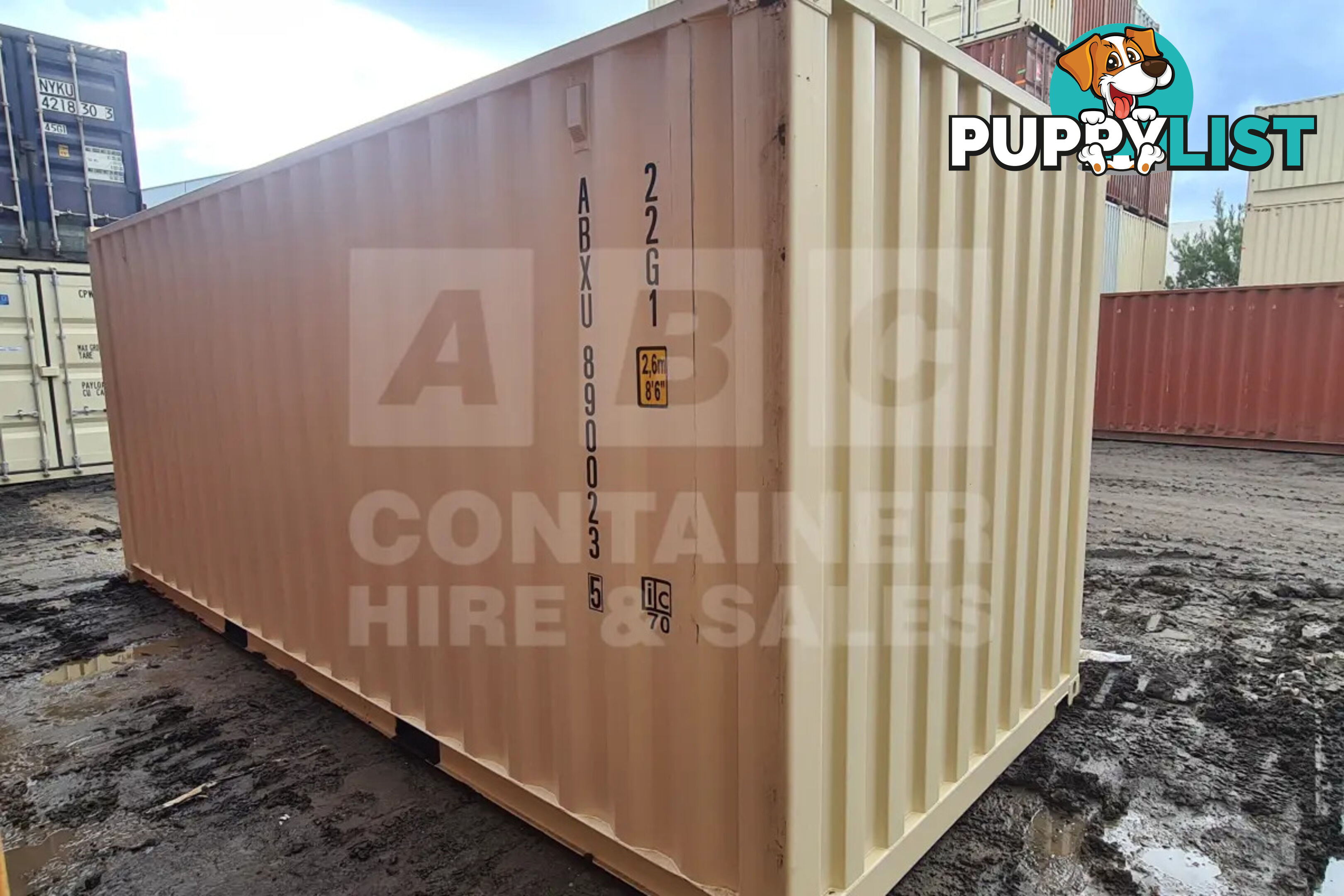 20' STANDARD HEIGHT SHIPPING CONTAINER (STEEL FLOOR)