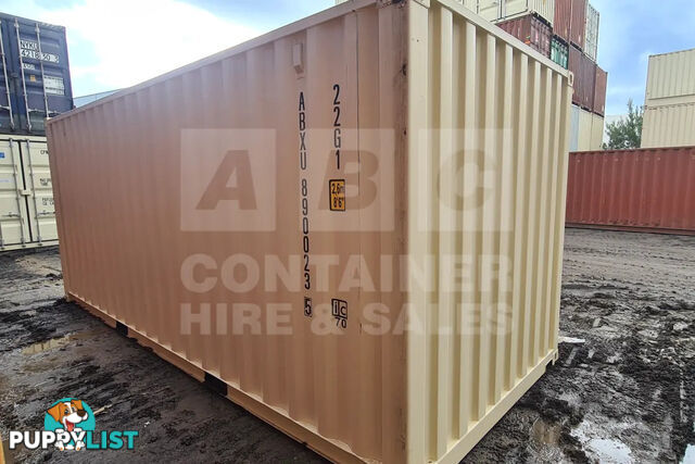 20' STANDARD HEIGHT SHIPPING CONTAINER (STEEL FLOOR)