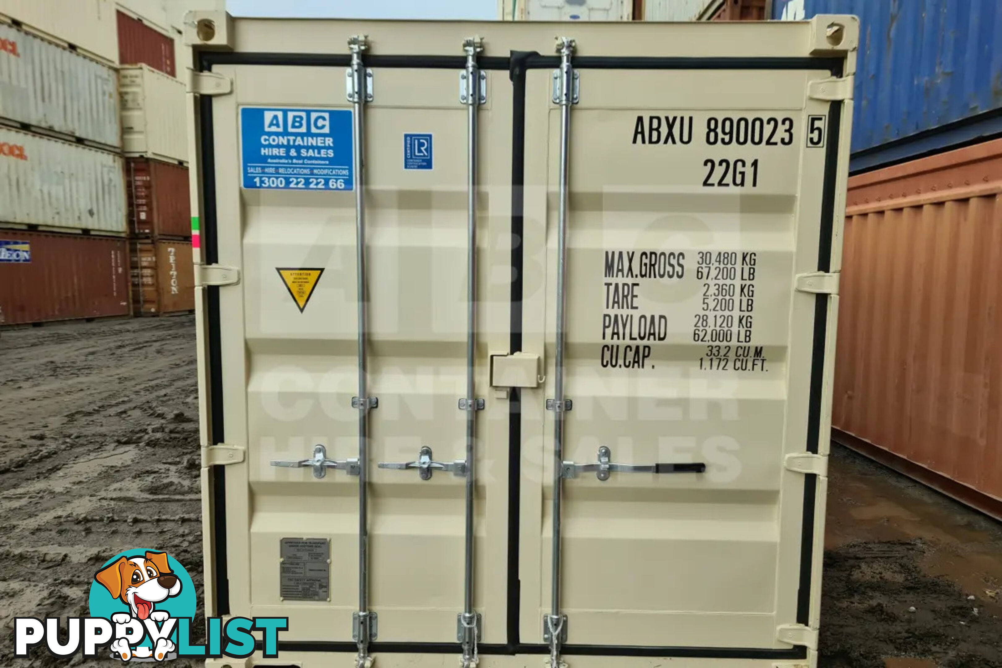 20' STANDARD HEIGHT SHIPPING CONTAINER (STEEL FLOOR)