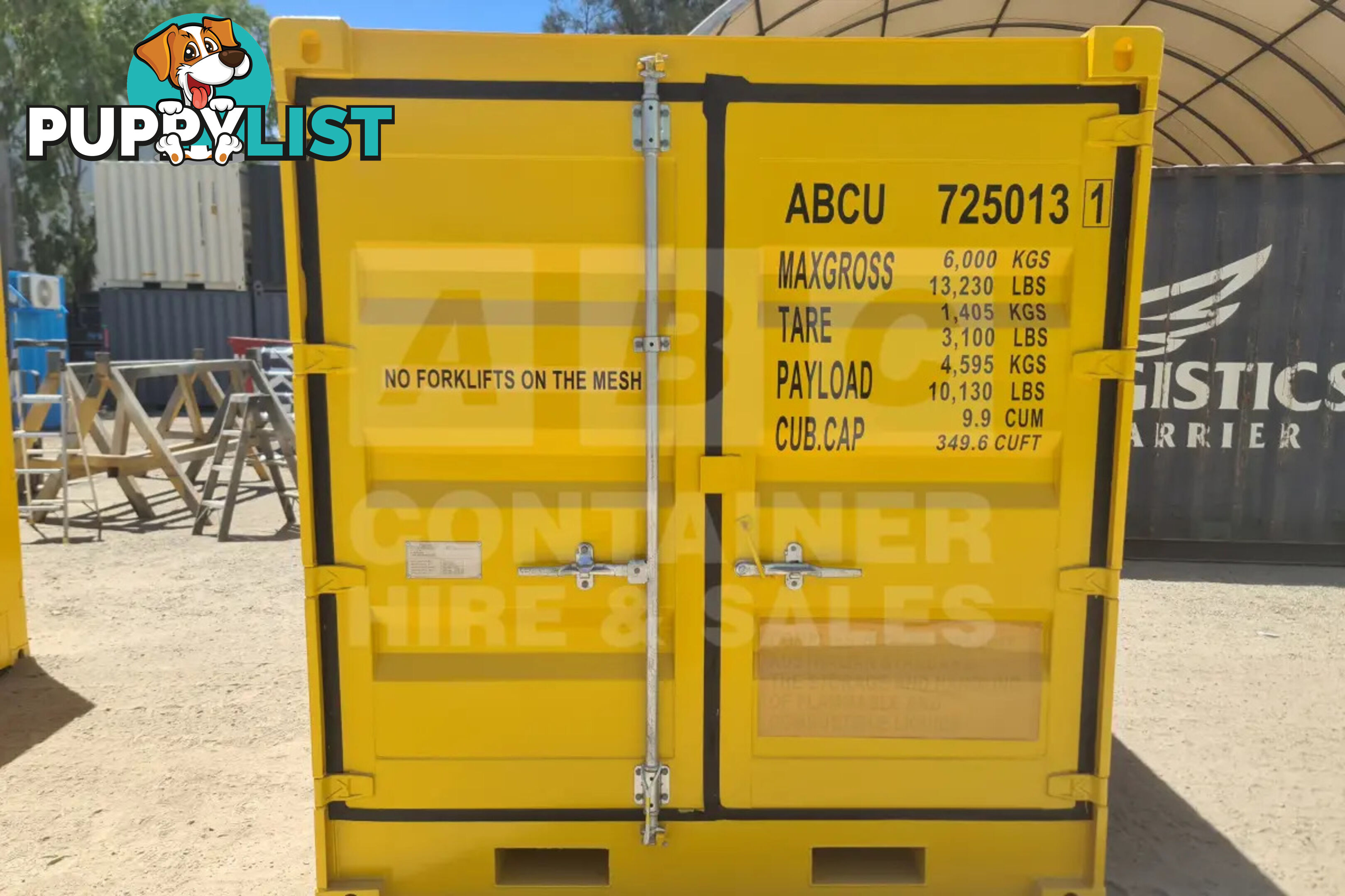 8' DANGEROUS GOODS SHIPPING CONTAINER (4 CORNER POST)