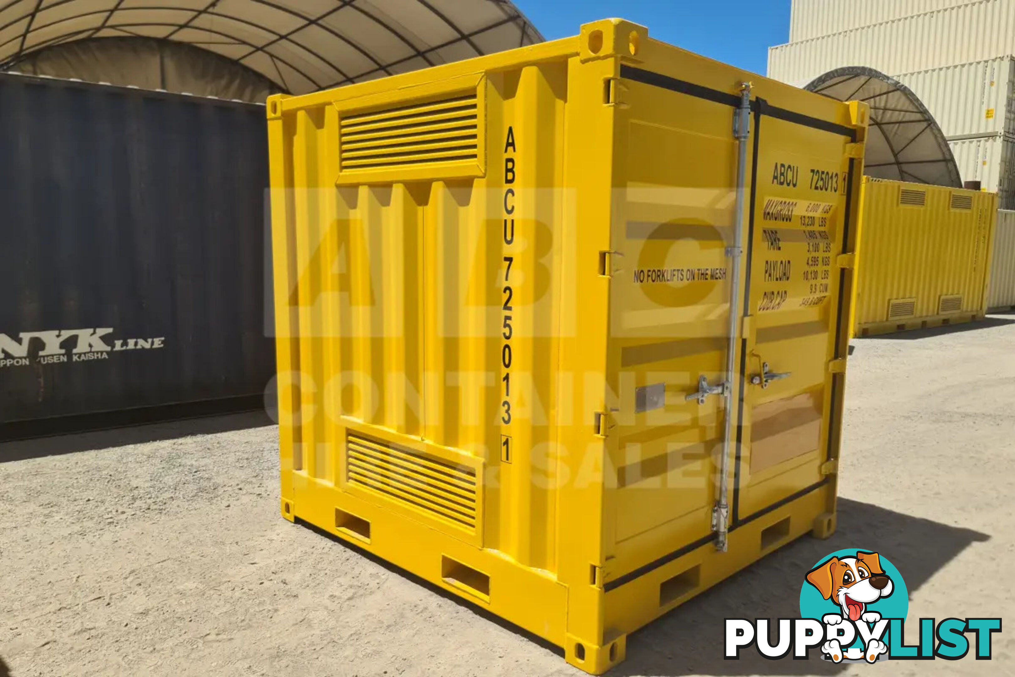 8' DANGEROUS GOODS SHIPPING CONTAINER (4 CORNER POST)