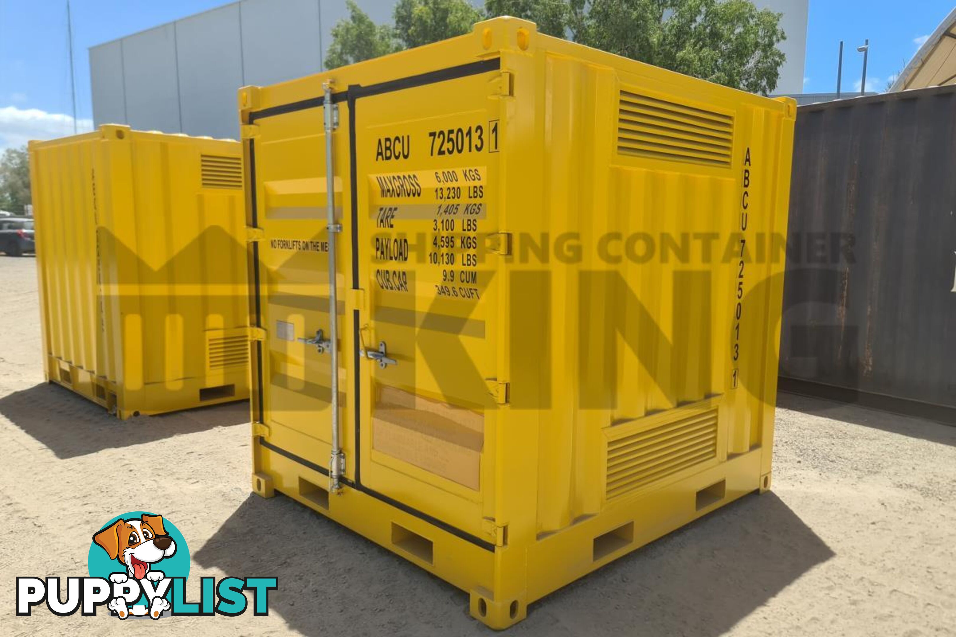 8' DANGEROUS GOODS SHIPPING CONTAINER (4 CORNER POST)