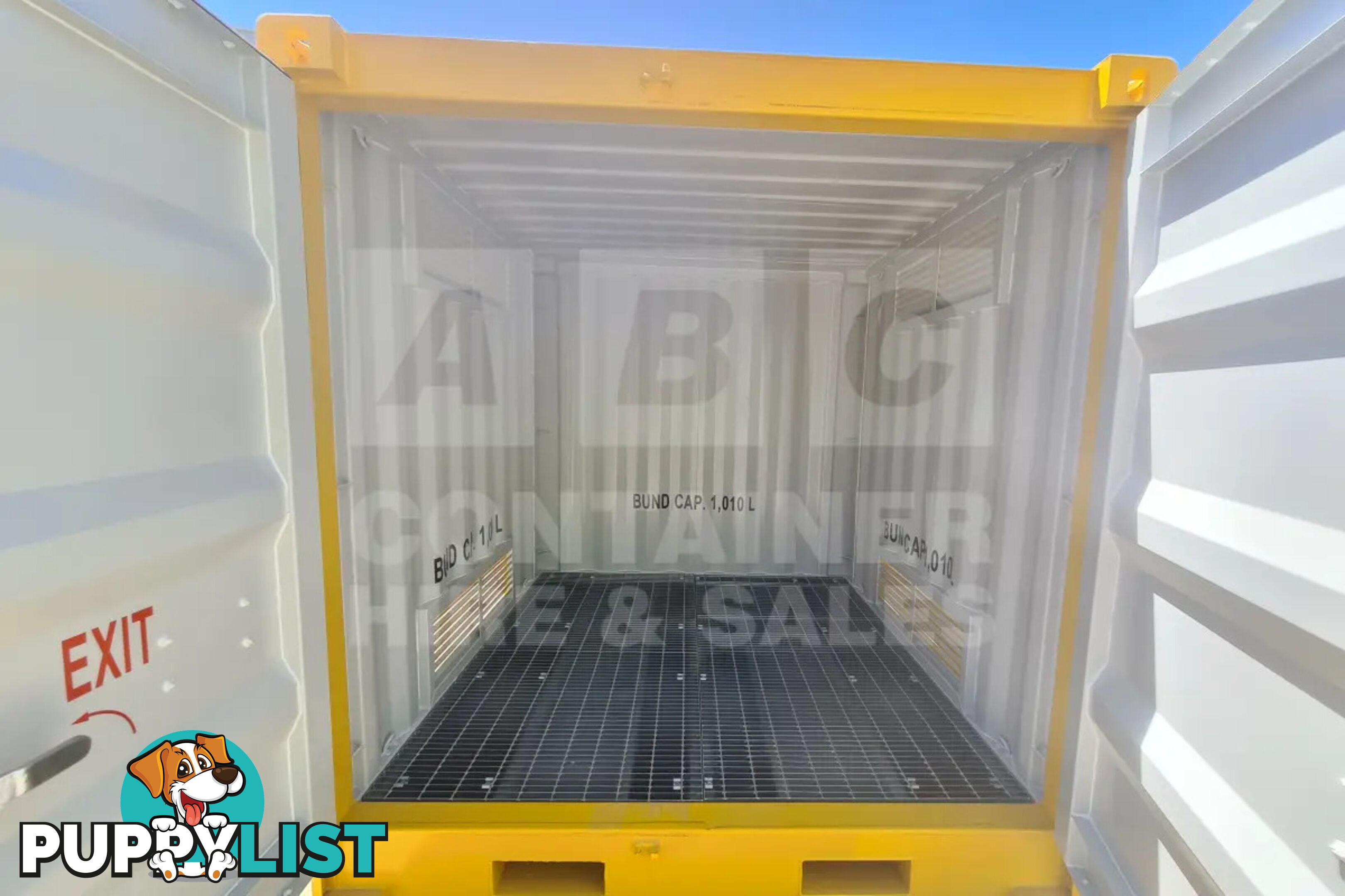 8' DANGEROUS GOODS SHIPPING CONTAINER (4 CORNER POST)