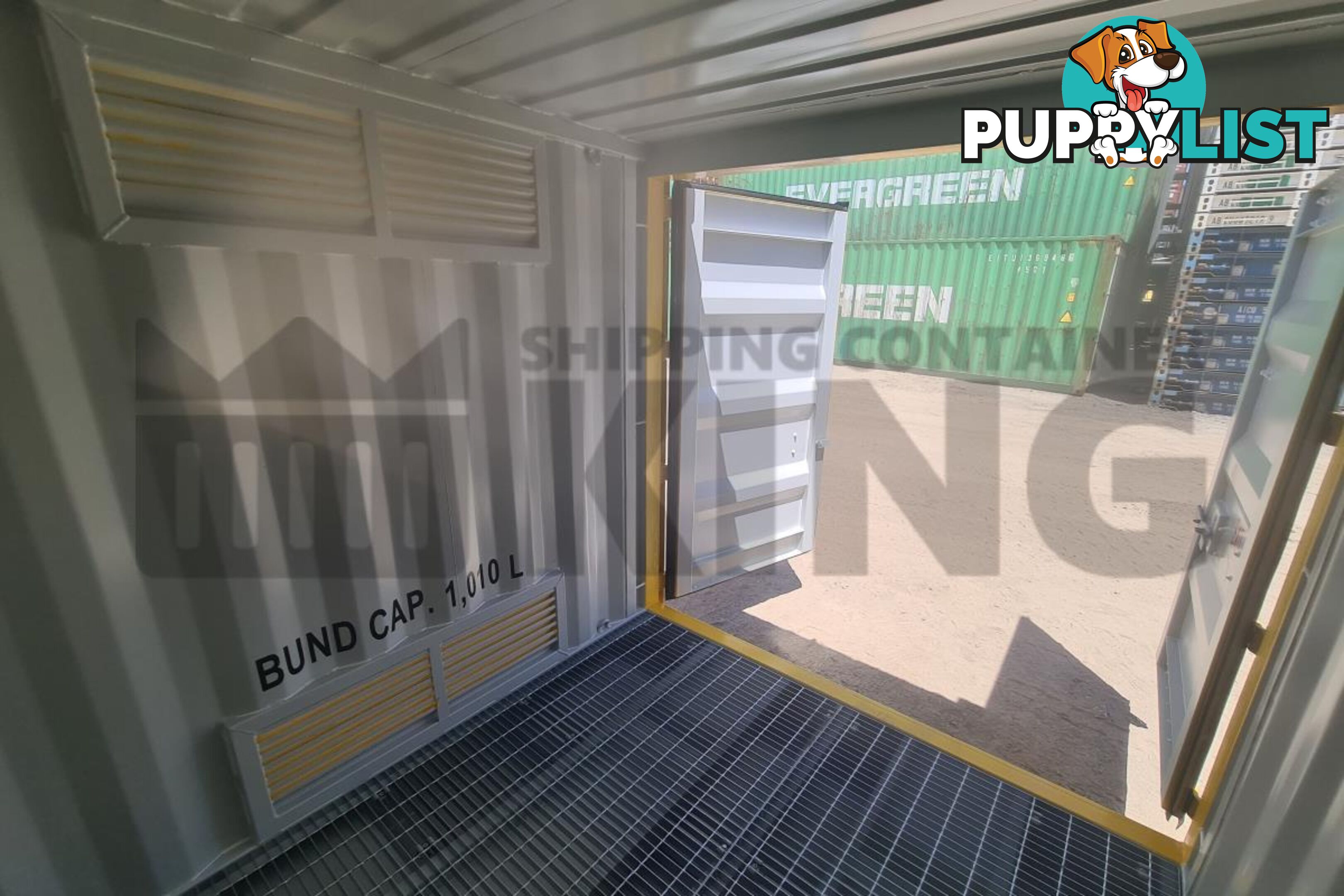 8' DANGEROUS GOODS SHIPPING CONTAINER (4 CORNER POST)