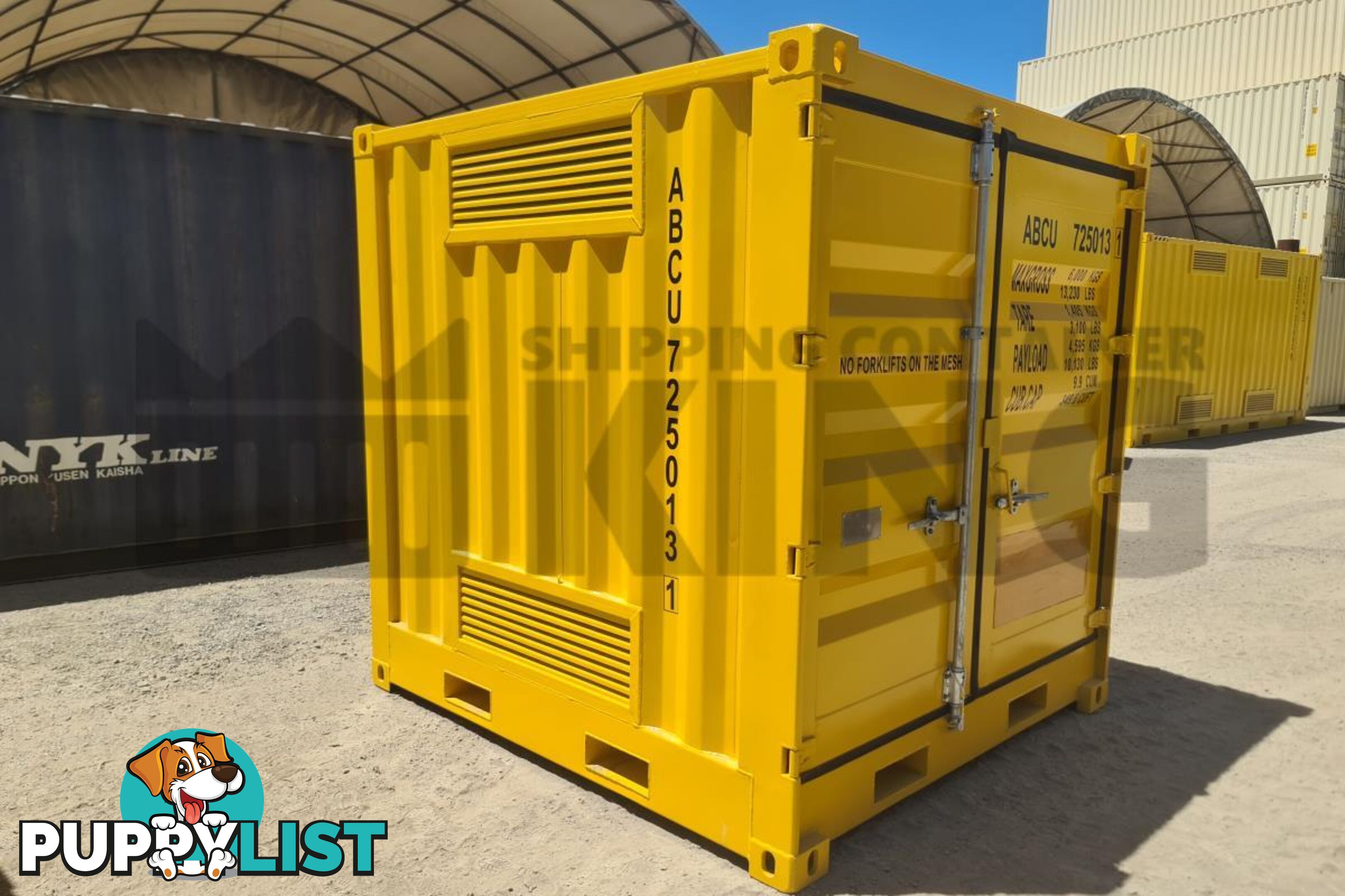 8' DANGEROUS GOODS SHIPPING CONTAINER (4 CORNER POST)