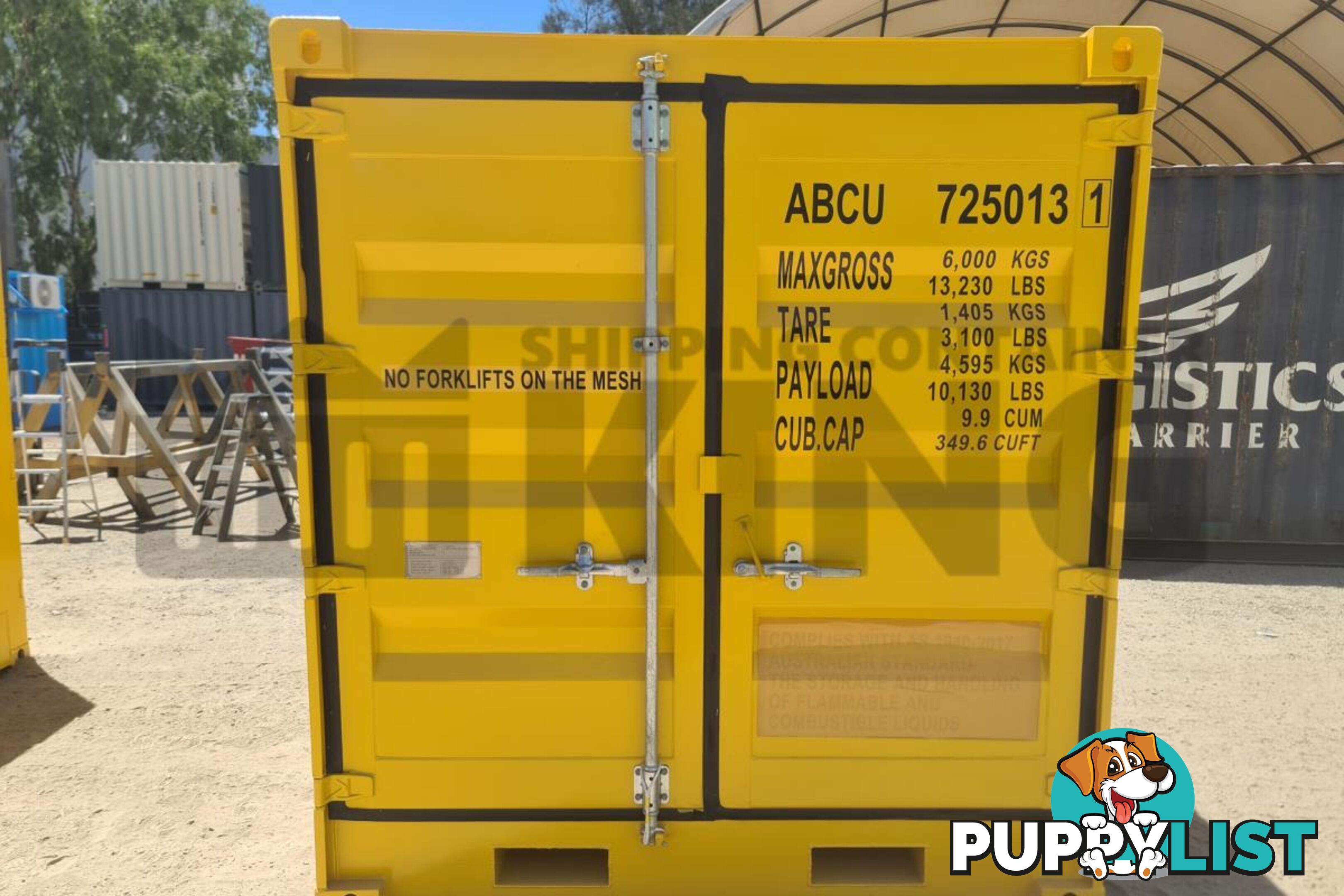8' DANGEROUS GOODS SHIPPING CONTAINER (4 CORNER POST)