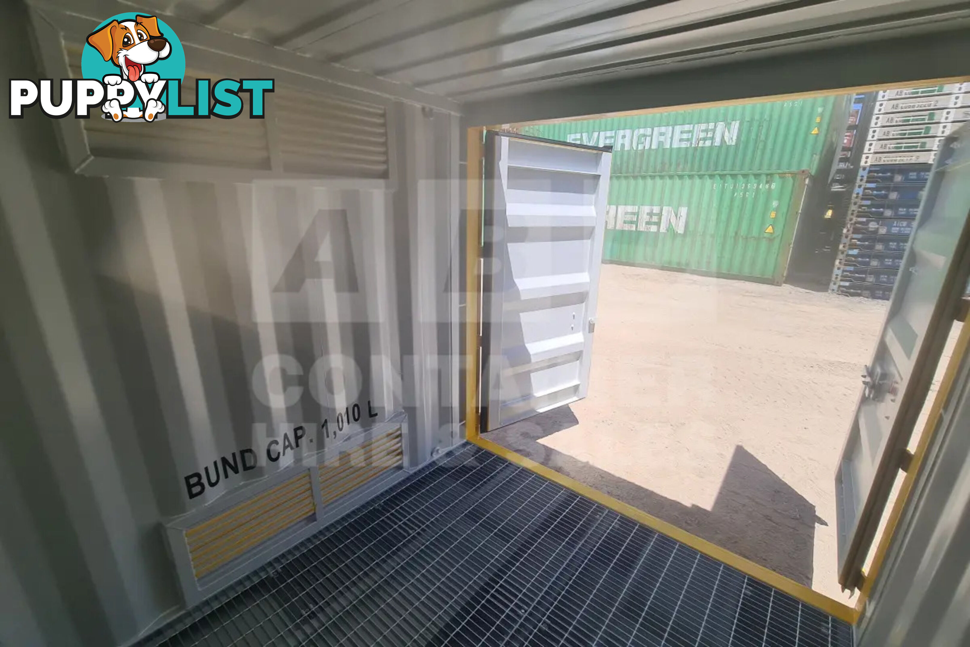 8' DANGEROUS GOODS SHIPPING CONTAINER (4 CORNER POST)