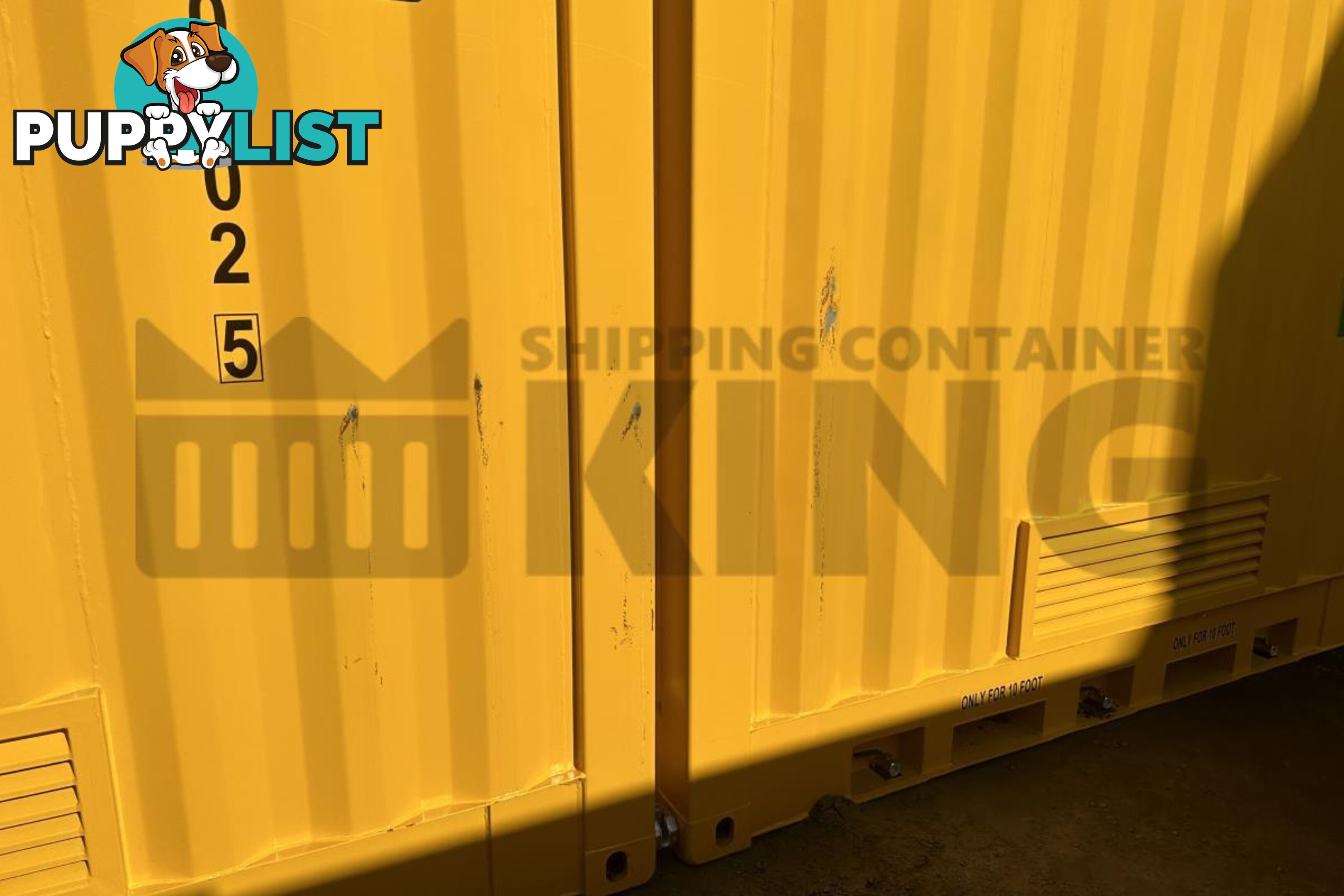 PAIR OF 10' HC DANGEROUS GOODS CONTAINERS (2 X 4 POST 10' DG'S)