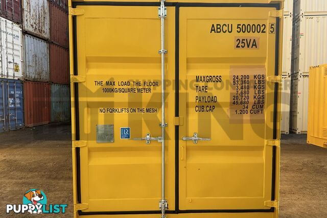 PAIR OF 10' HC DANGEROUS GOODS CONTAINERS (2 X 4 POST 10' DG'S)