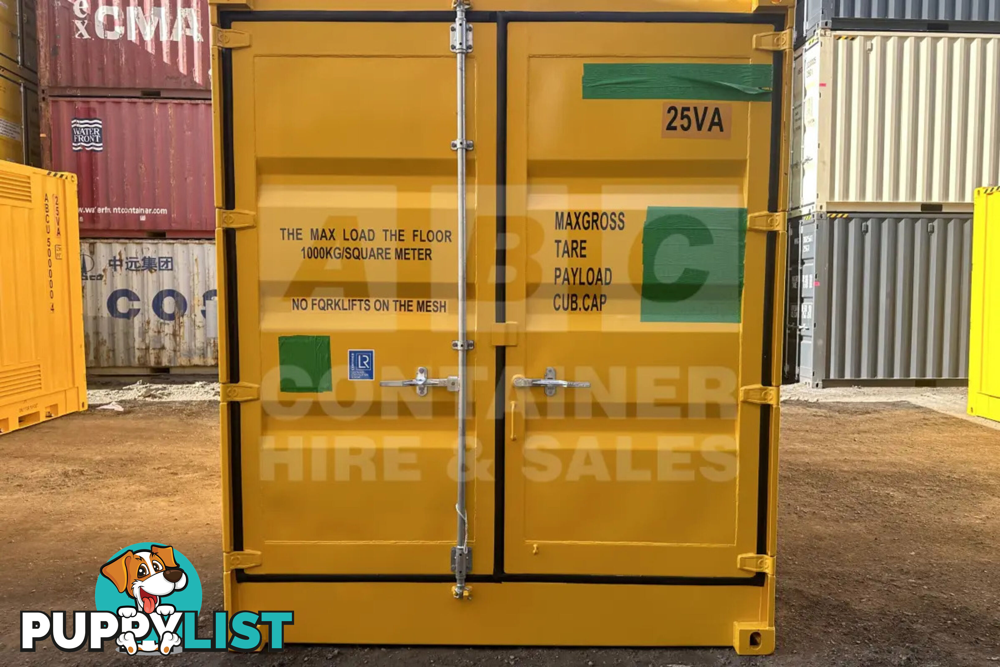 PAIR OF 10' HC DANGEROUS GOODS CONTAINERS (2 X 4 POST 10' DG'S)