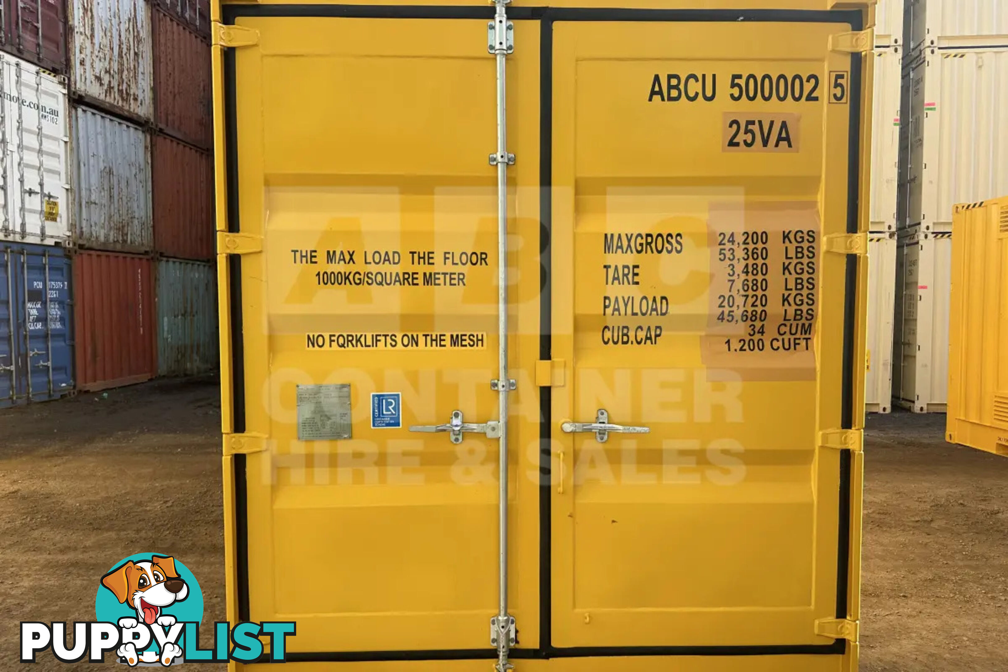 PAIR OF 10' HC DANGEROUS GOODS CONTAINERS (2 X 4 POST 10' DG'S)