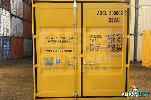 PAIR OF 10' HC DANGEROUS GOODS CONTAINERS (2 X 4 POST 10' DG'S)
