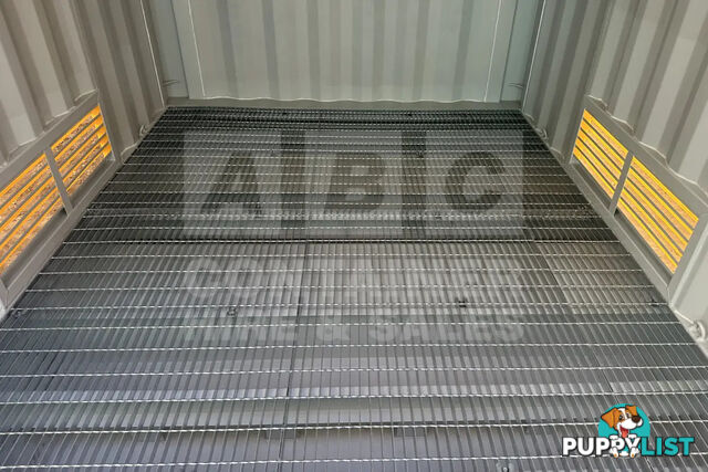 PAIR OF 10' HC DANGEROUS GOODS CONTAINERS (2 X 4 POST 10' DG'S)