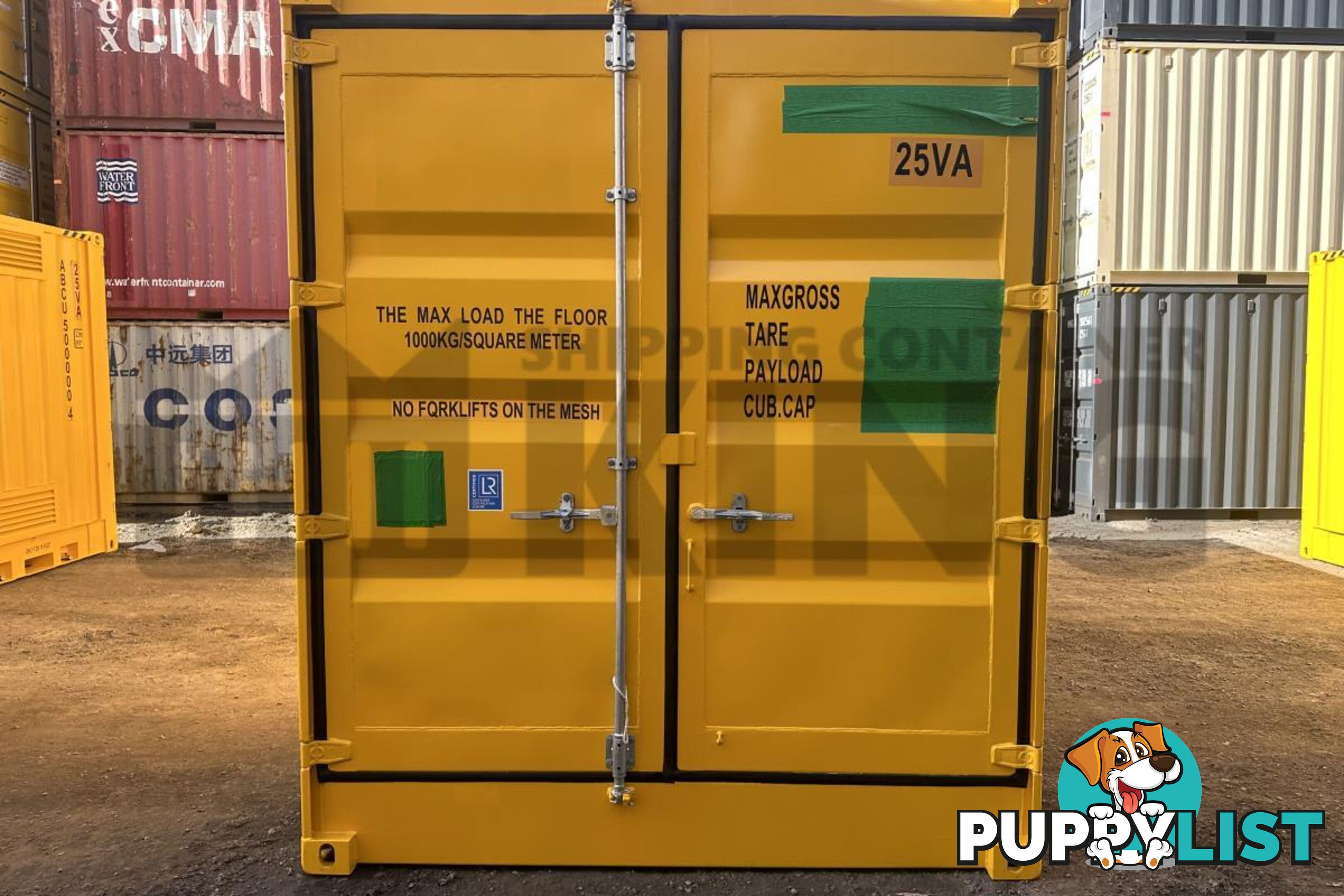PAIR OF 10' HC DANGEROUS GOODS CONTAINERS (2 X 4 POST 10' DG'S)