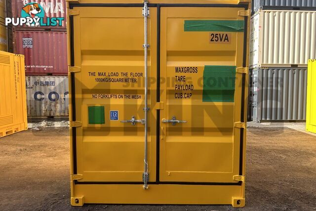 PAIR OF 10' HC DANGEROUS GOODS CONTAINERS (2 X 4 POST 10' DG'S)