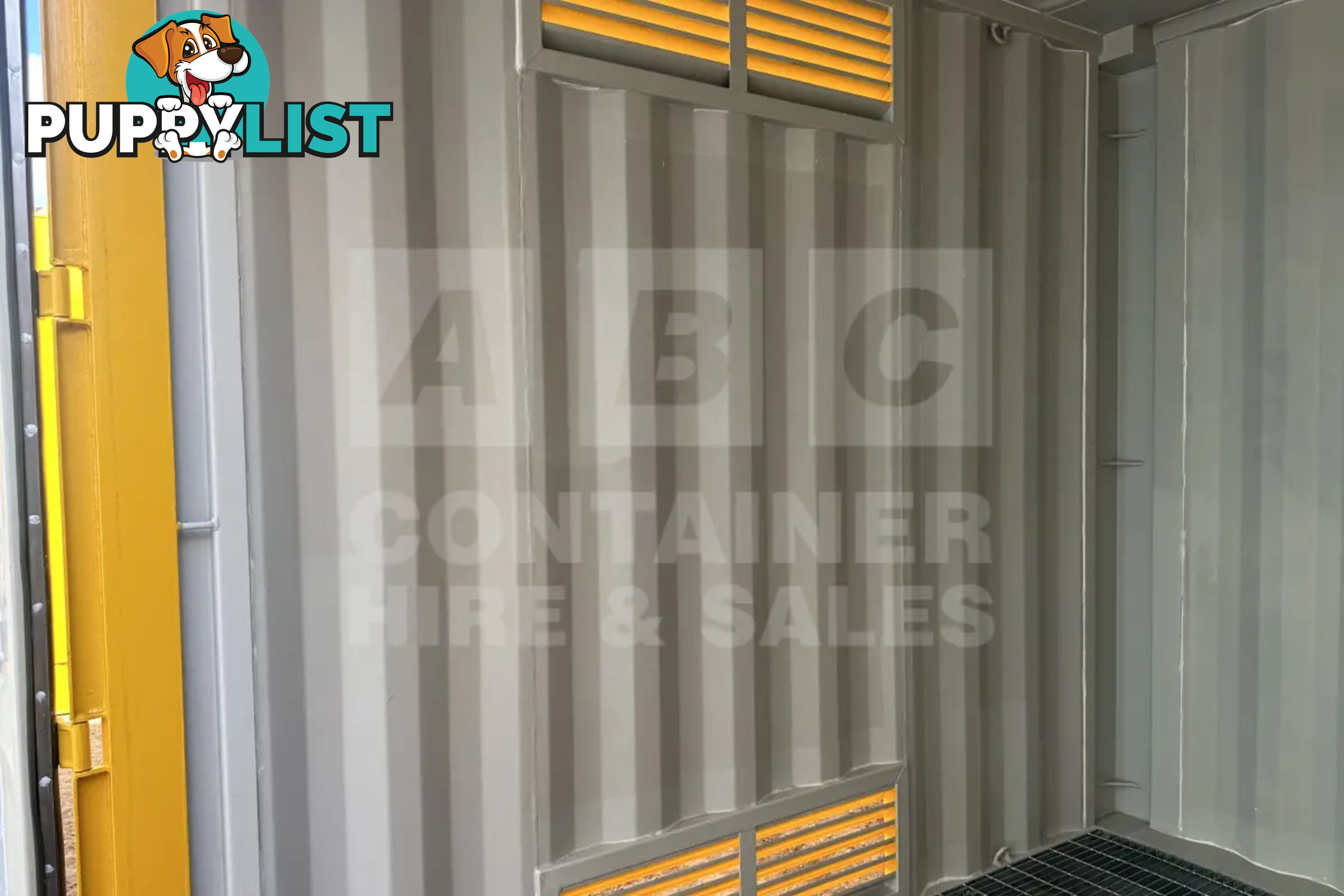 PAIR OF 10' HC DANGEROUS GOODS CONTAINERS (2 X 4 POST 10' DG'S)