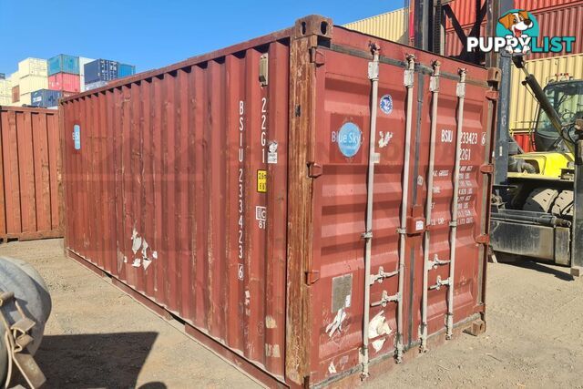 20' STANDARD HEIGHT SHIPPING CONTAINER - in Brisbane