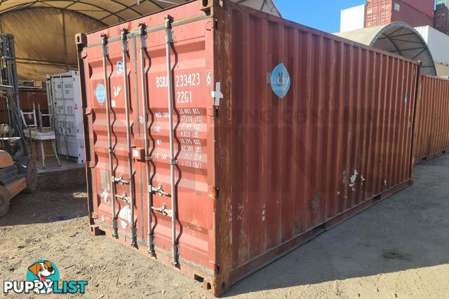 20' STANDARD HEIGHT SHIPPING CONTAINER - in Brisbane