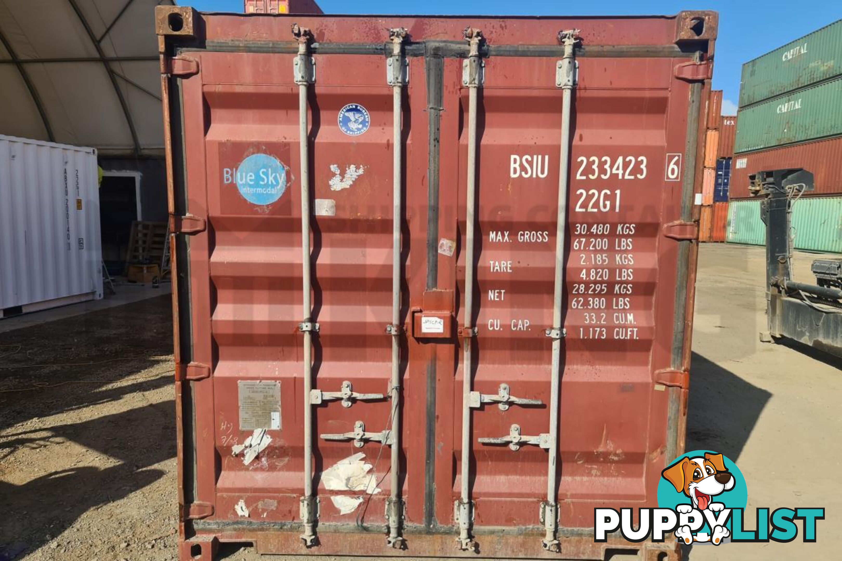 20' STANDARD HEIGHT SHIPPING CONTAINER - in Brisbane