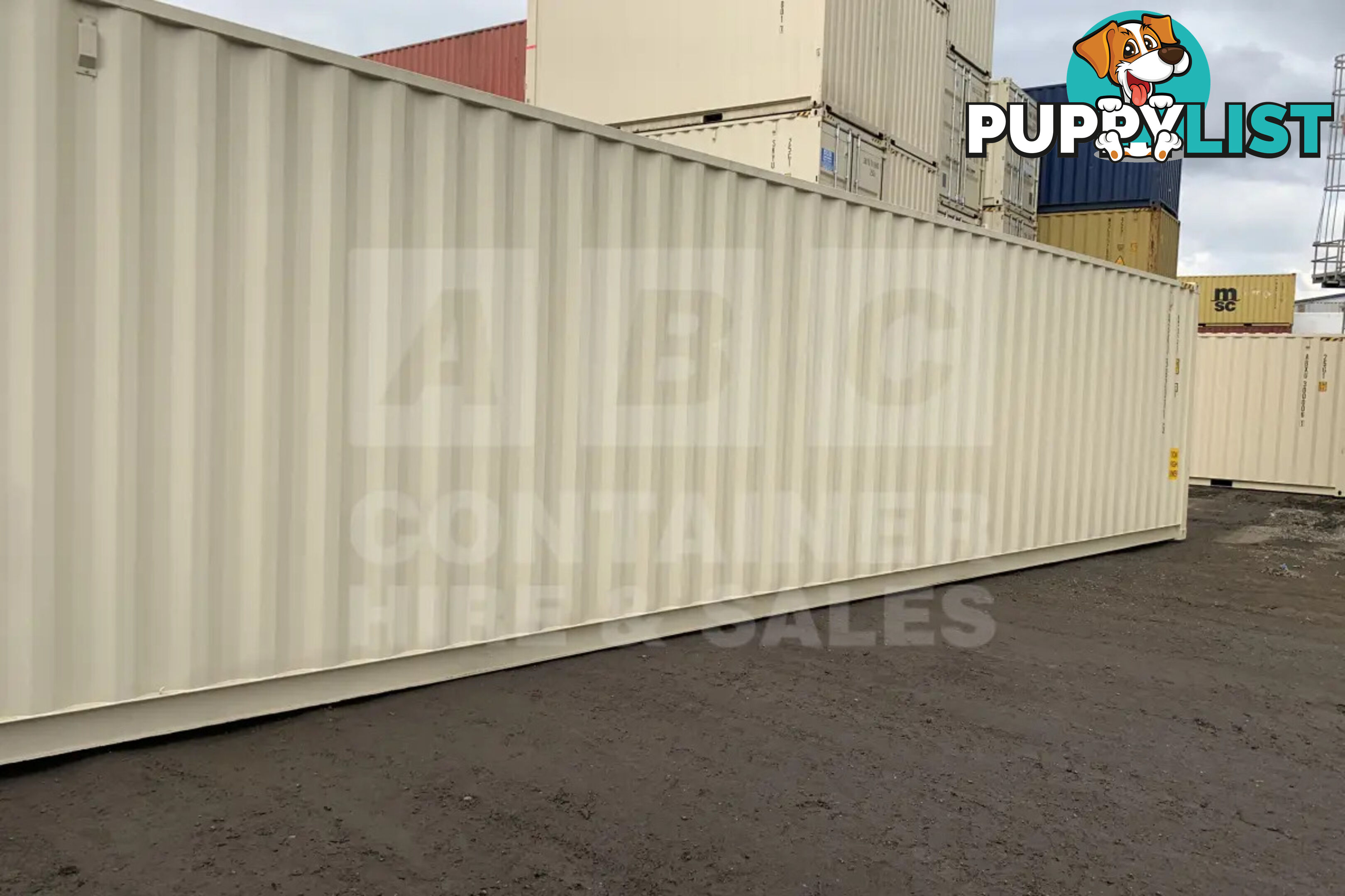 40' HIGH CUBE SHIPPING CONTAINER (STEEL FLOOR) - in Brisbane