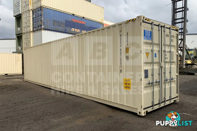 40' HIGH CUBE SHIPPING CONTAINER (STEEL FLOOR) - in Brisbane