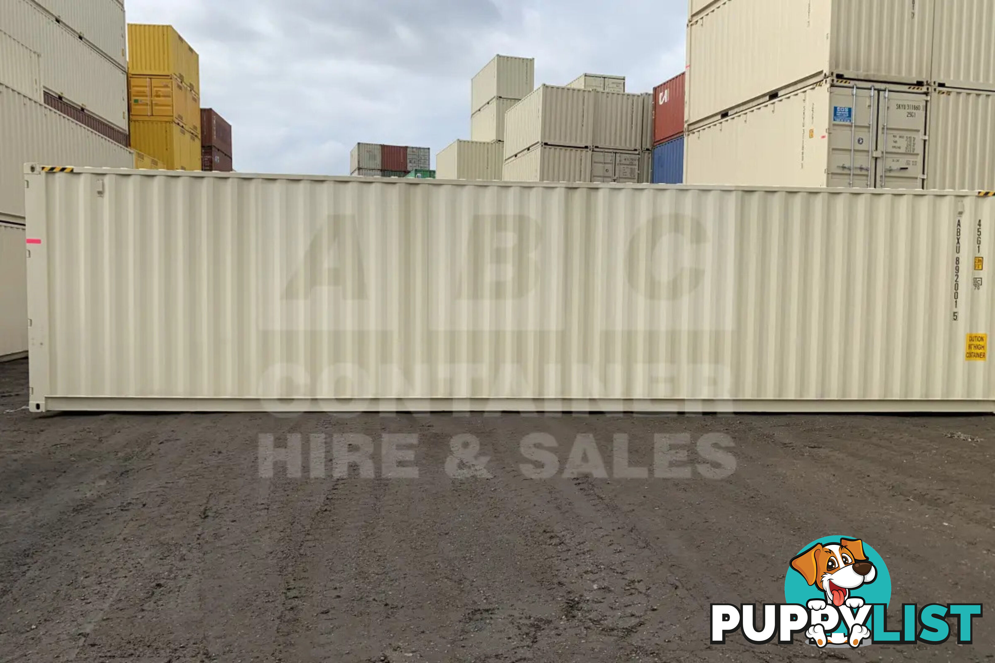 40' HIGH CUBE SHIPPING CONTAINER (STEEL FLOOR) - in Brisbane