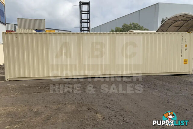 40' HIGH CUBE SHIPPING CONTAINER (STEEL FLOOR) - in Brisbane