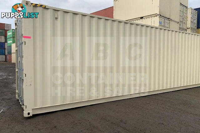 40' HIGH CUBE SHIPPING CONTAINER (STEEL FLOOR) - in Brisbane