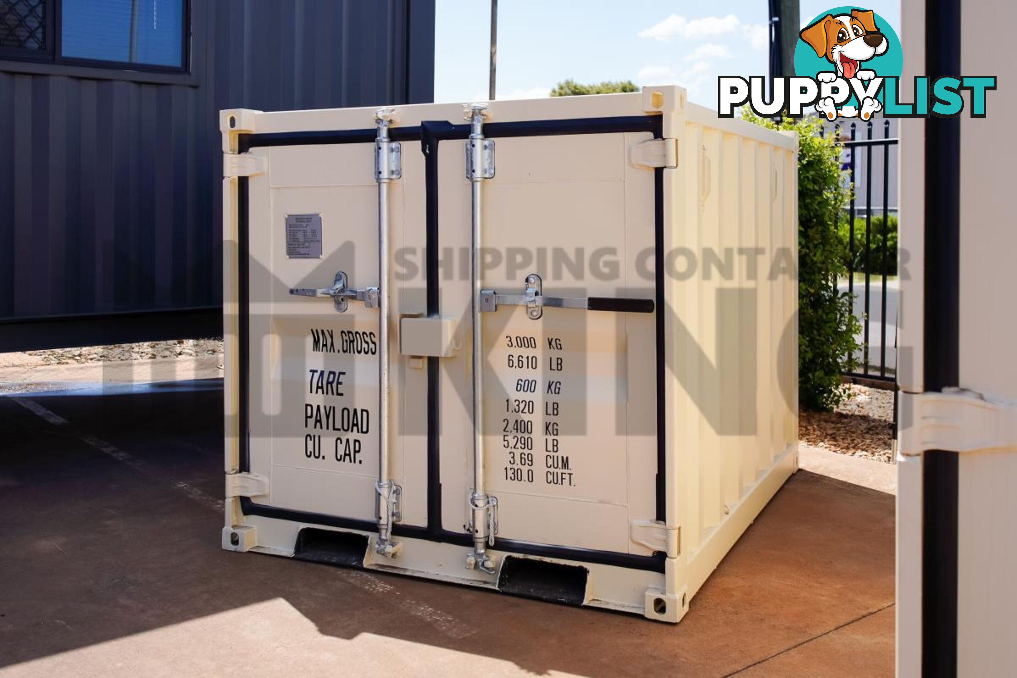 6' MINI CUBE SHIPPING CONTAINER - in Rockhampton