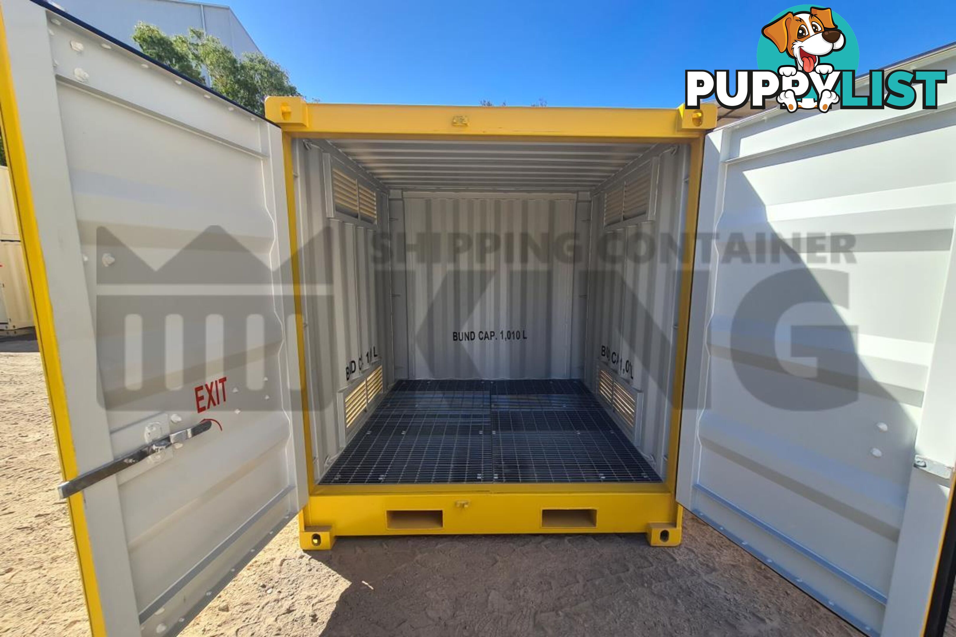 8' DANGEROUS GOODS SHIPPING CONTAINER (4 CORNER POST)