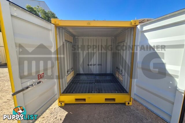 8' DANGEROUS GOODS SHIPPING CONTAINER (4 CORNER POST)