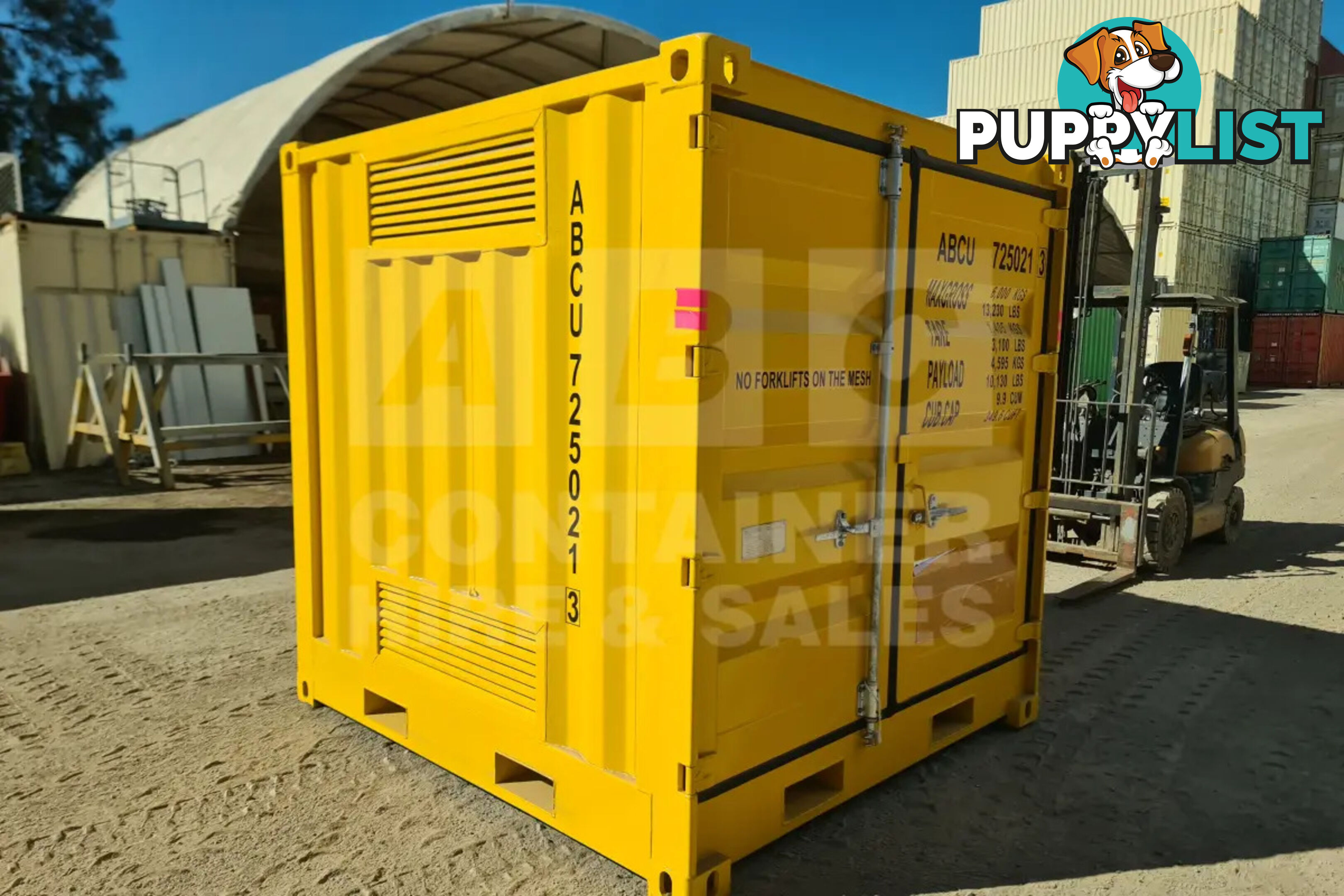 8' DANGEROUS GOODS SHIPPING CONTAINER (4 CORNER POST)