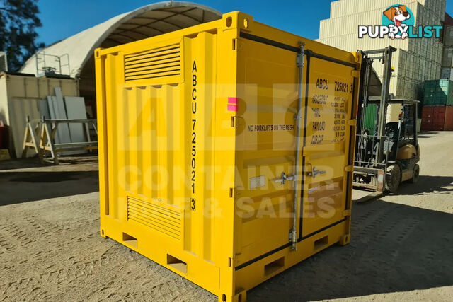 8' DANGEROUS GOODS SHIPPING CONTAINER (4 CORNER POST)