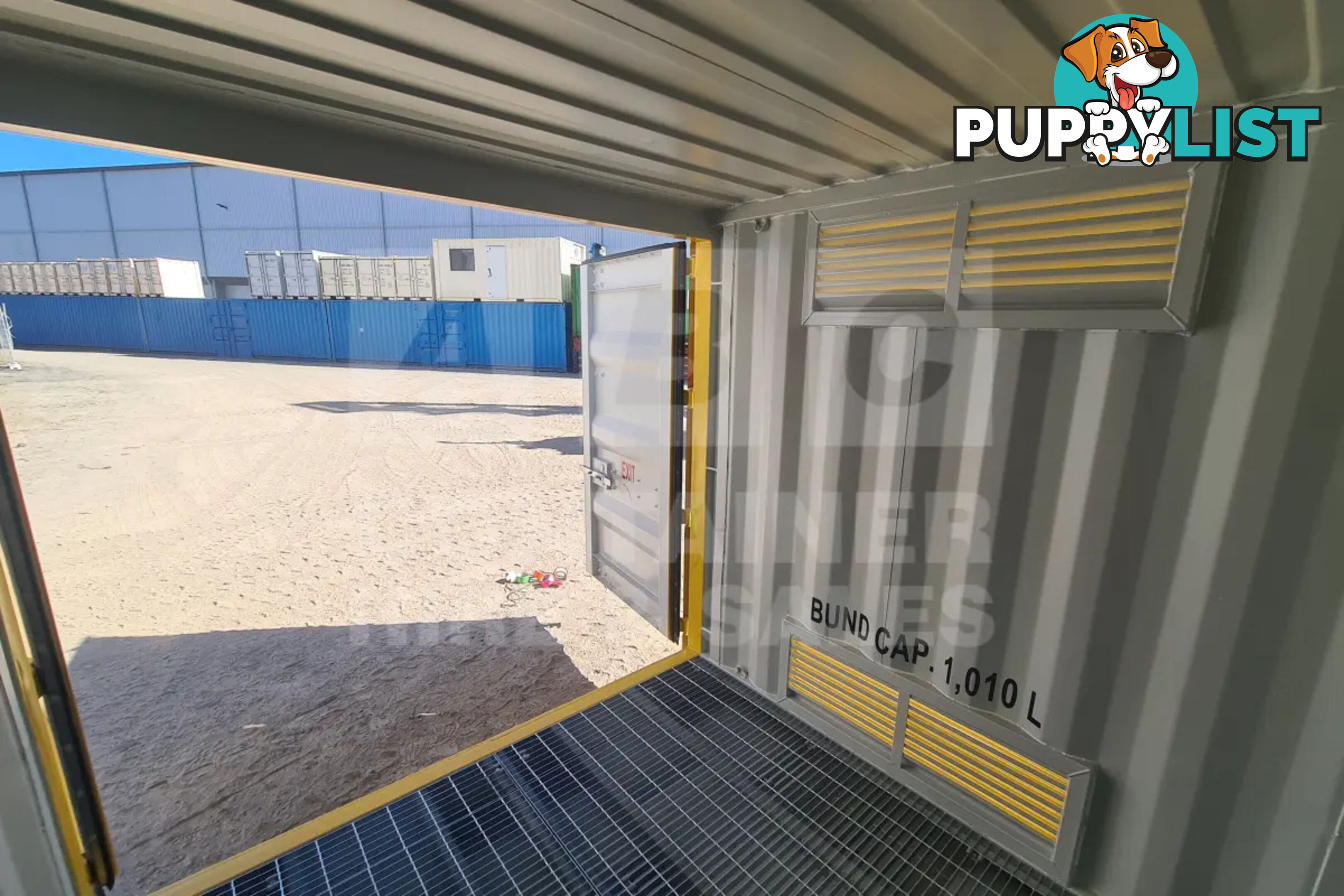 8' DANGEROUS GOODS SHIPPING CONTAINER (4 CORNER POST)