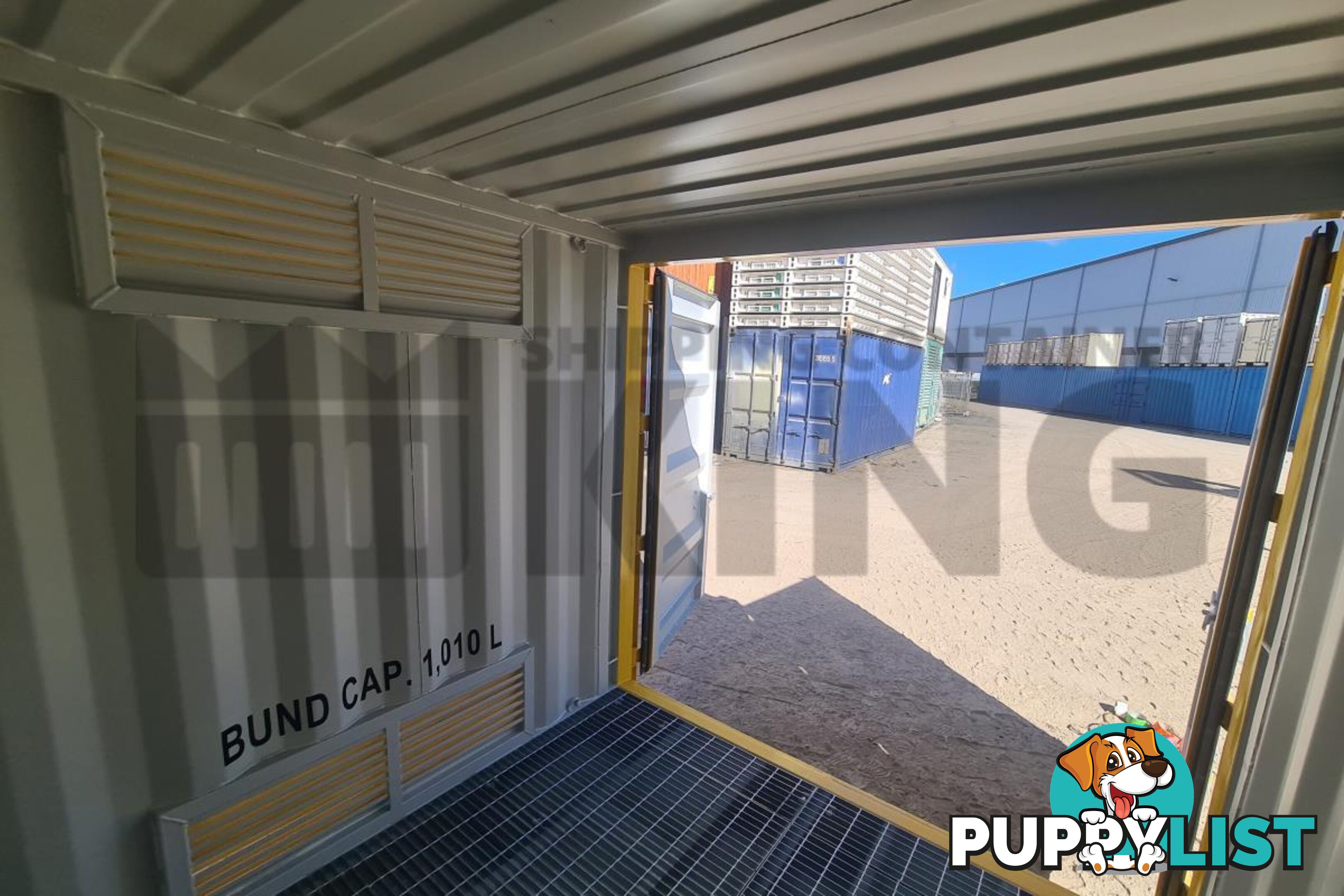8' DANGEROUS GOODS SHIPPING CONTAINER (4 CORNER POST)