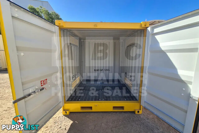 8' DANGEROUS GOODS SHIPPING CONTAINER (4 CORNER POST)