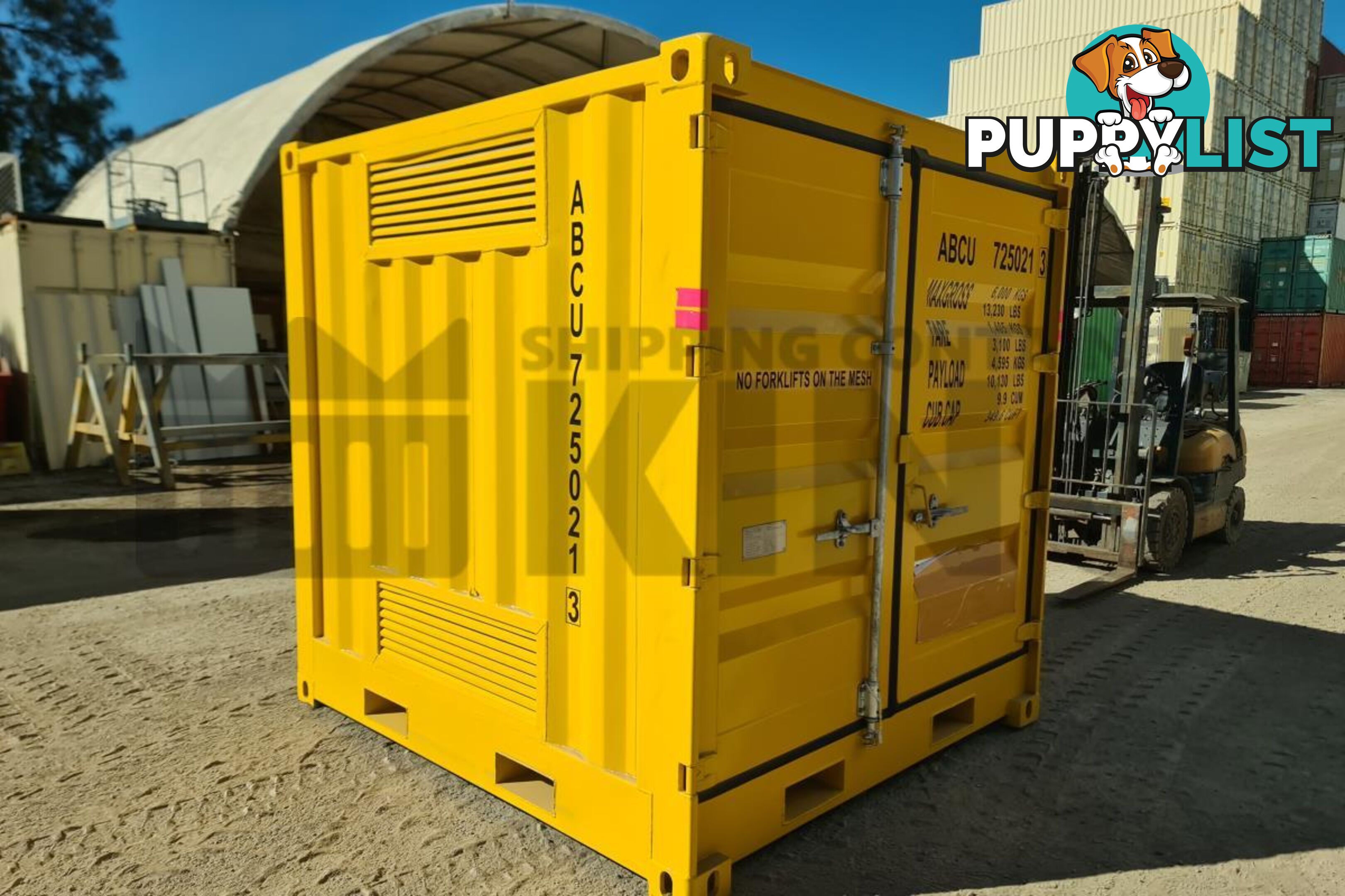8' DANGEROUS GOODS SHIPPING CONTAINER (4 CORNER POST)