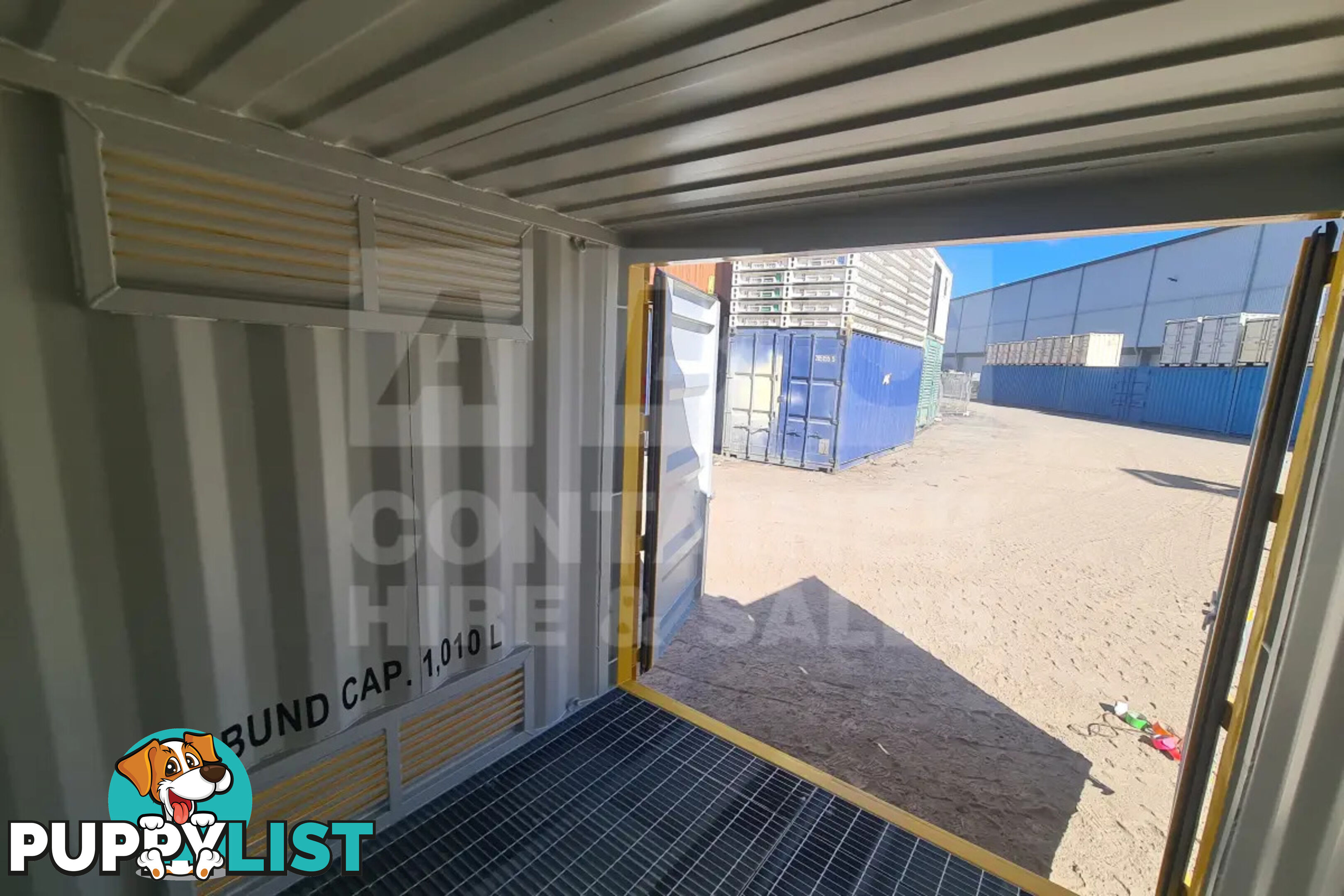 8' DANGEROUS GOODS SHIPPING CONTAINER (4 CORNER POST)