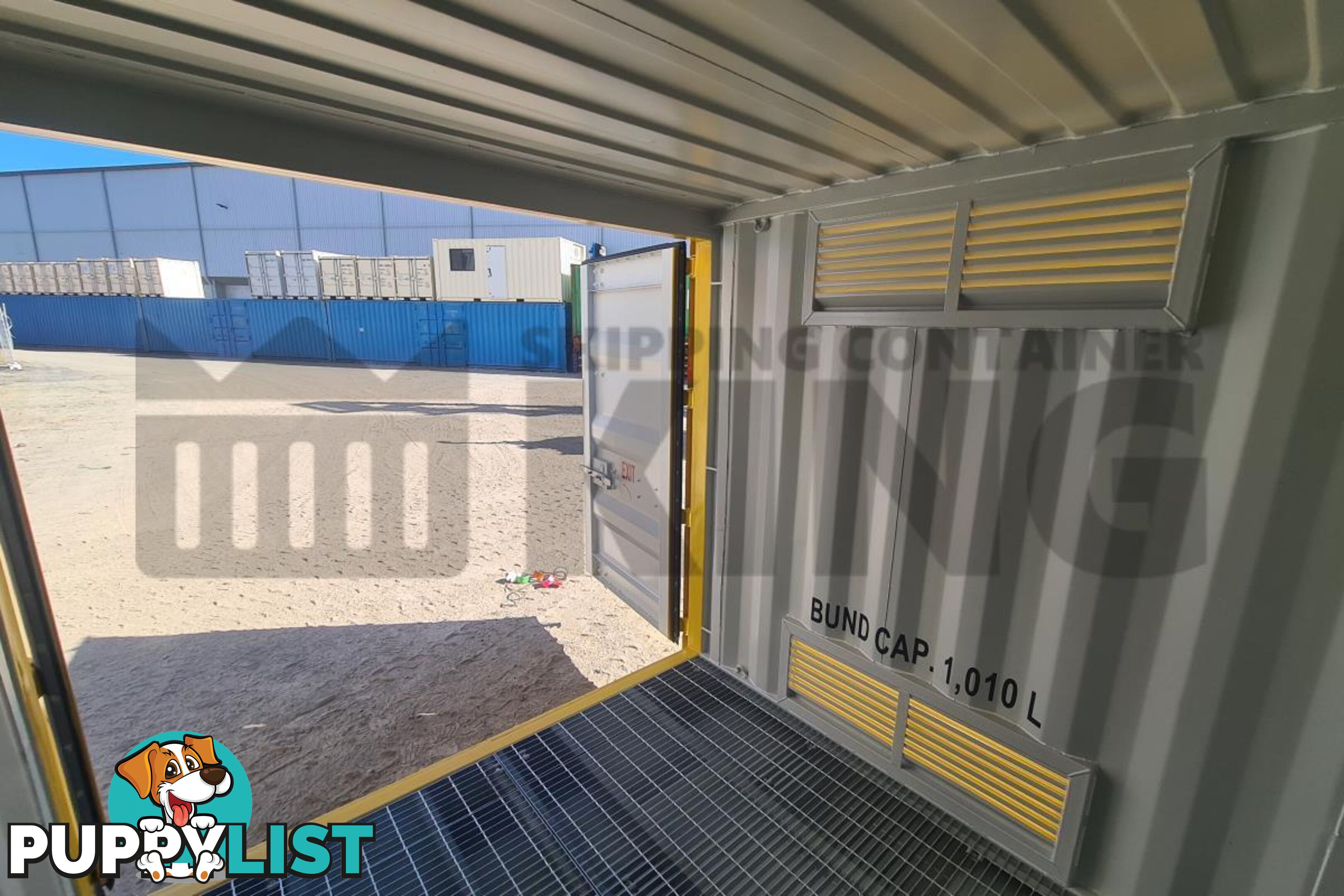 8' DANGEROUS GOODS SHIPPING CONTAINER (4 CORNER POST)