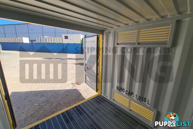 8' DANGEROUS GOODS SHIPPING CONTAINER (4 CORNER POST)