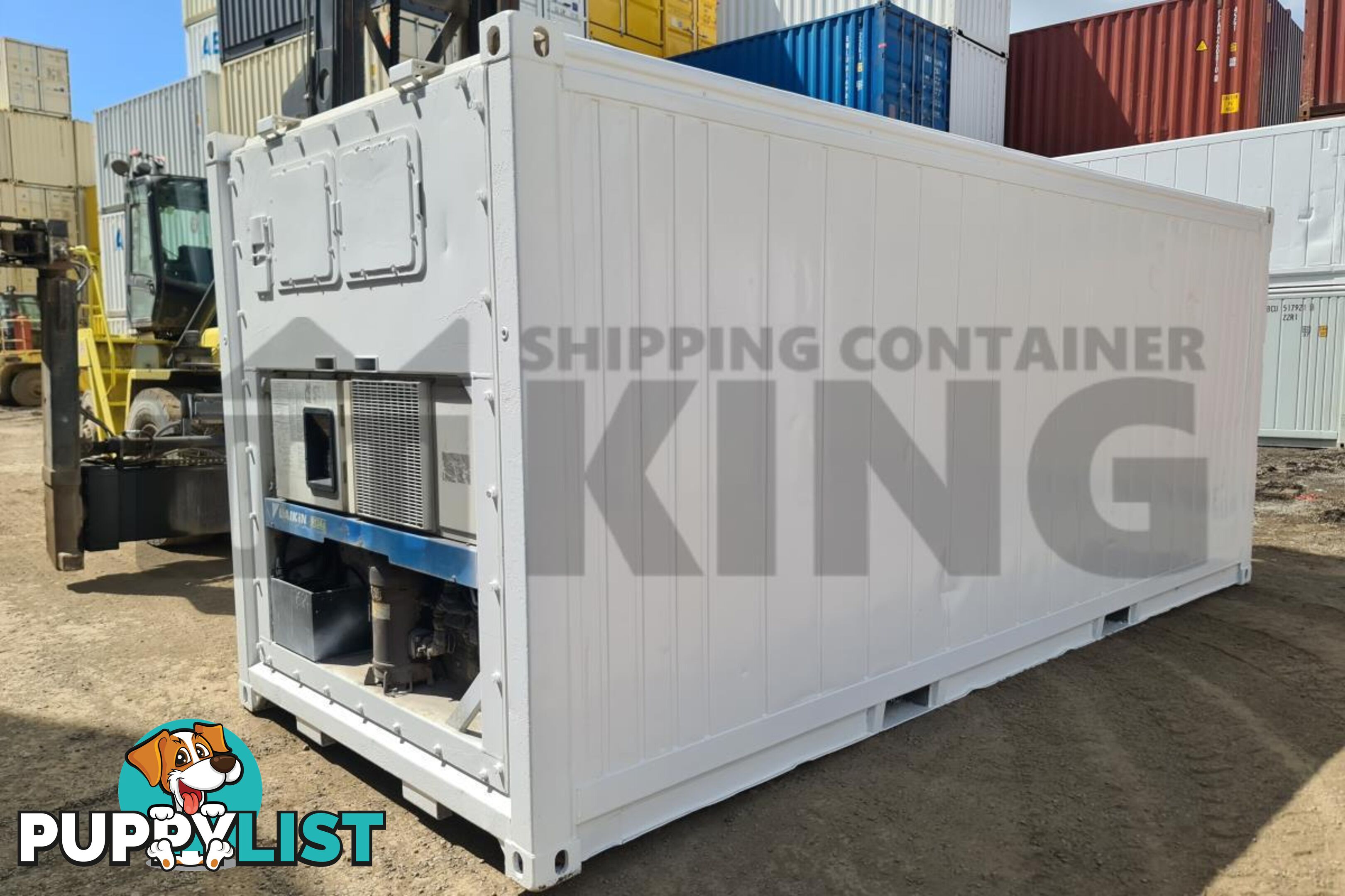 20' STANDARD HEIGHT REFRIGERATED "REEFER" SHIPPING CONTAINER (OPERATIONAL)