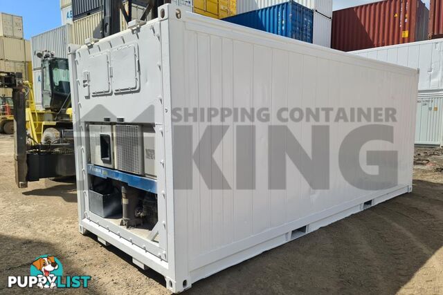 20' STANDARD HEIGHT REFRIGERATED "REEFER" SHIPPING CONTAINER (OPERATIONAL)