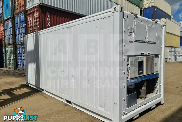 20' STANDARD HEIGHT REFRIGERATED "REEFER" SHIPPING CONTAINER (OPERATIONAL)
