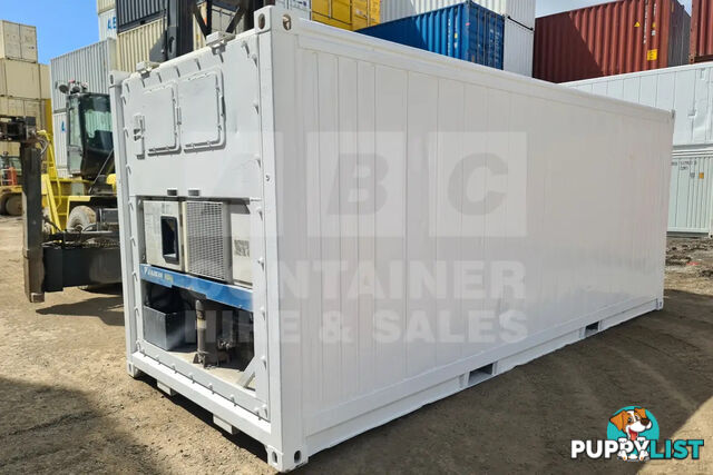 20' STANDARD HEIGHT REFRIGERATED "REEFER" SHIPPING CONTAINER (OPERATIONAL)