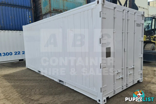 20' STANDARD HEIGHT REFRIGERATED "REEFER" SHIPPING CONTAINER (OPERATIONAL)