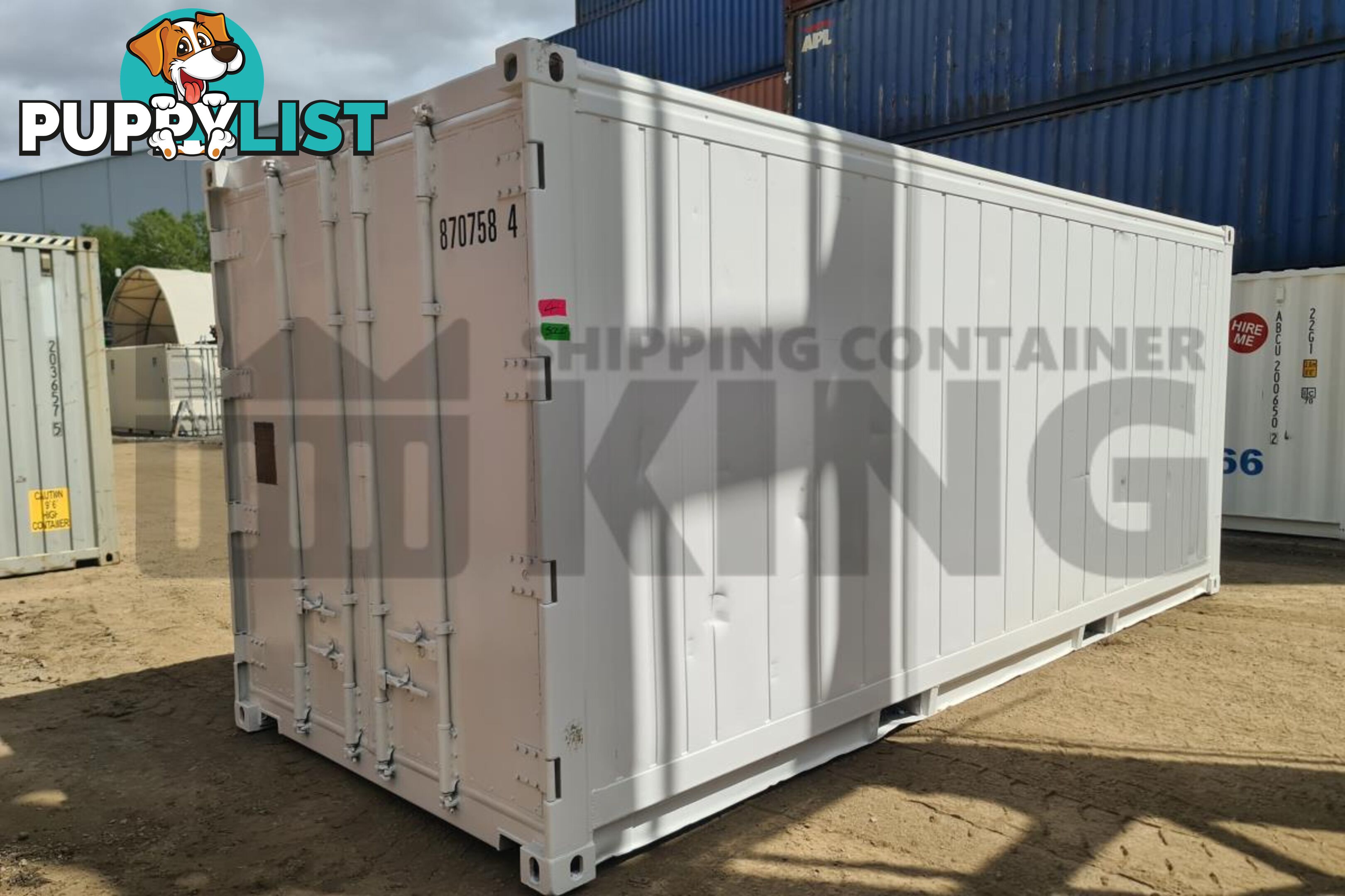20' STANDARD HEIGHT REFRIGERATED "REEFER" SHIPPING CONTAINER (OPERATIONAL)