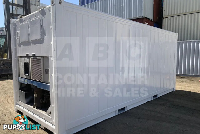 20' STANDARD HEIGHT REFRIGERATED "REEFER" SHIPPING CONTAINER (OPERATIONAL)
